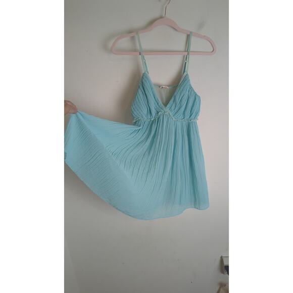 Fairycore Babydoll Slip Dress Lightweight Semi-sheer Women's size medium - Picture 4 of 10